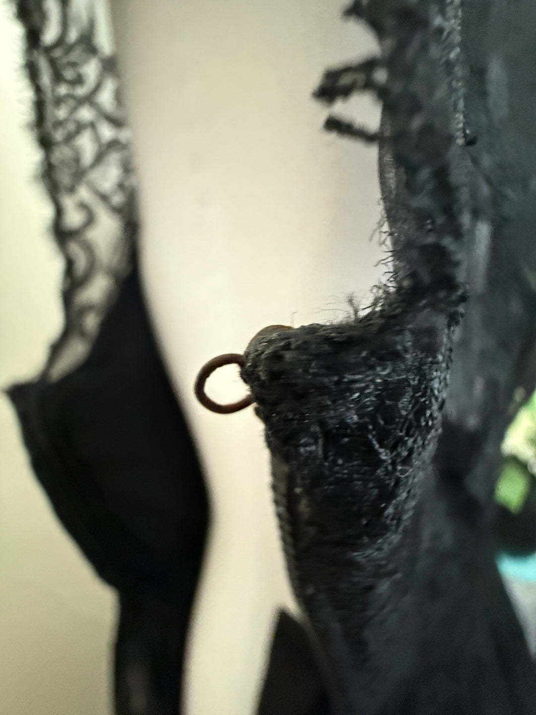 Vintage 1950s Givenchy Université Black Chantilly Lace Cocktail Dress