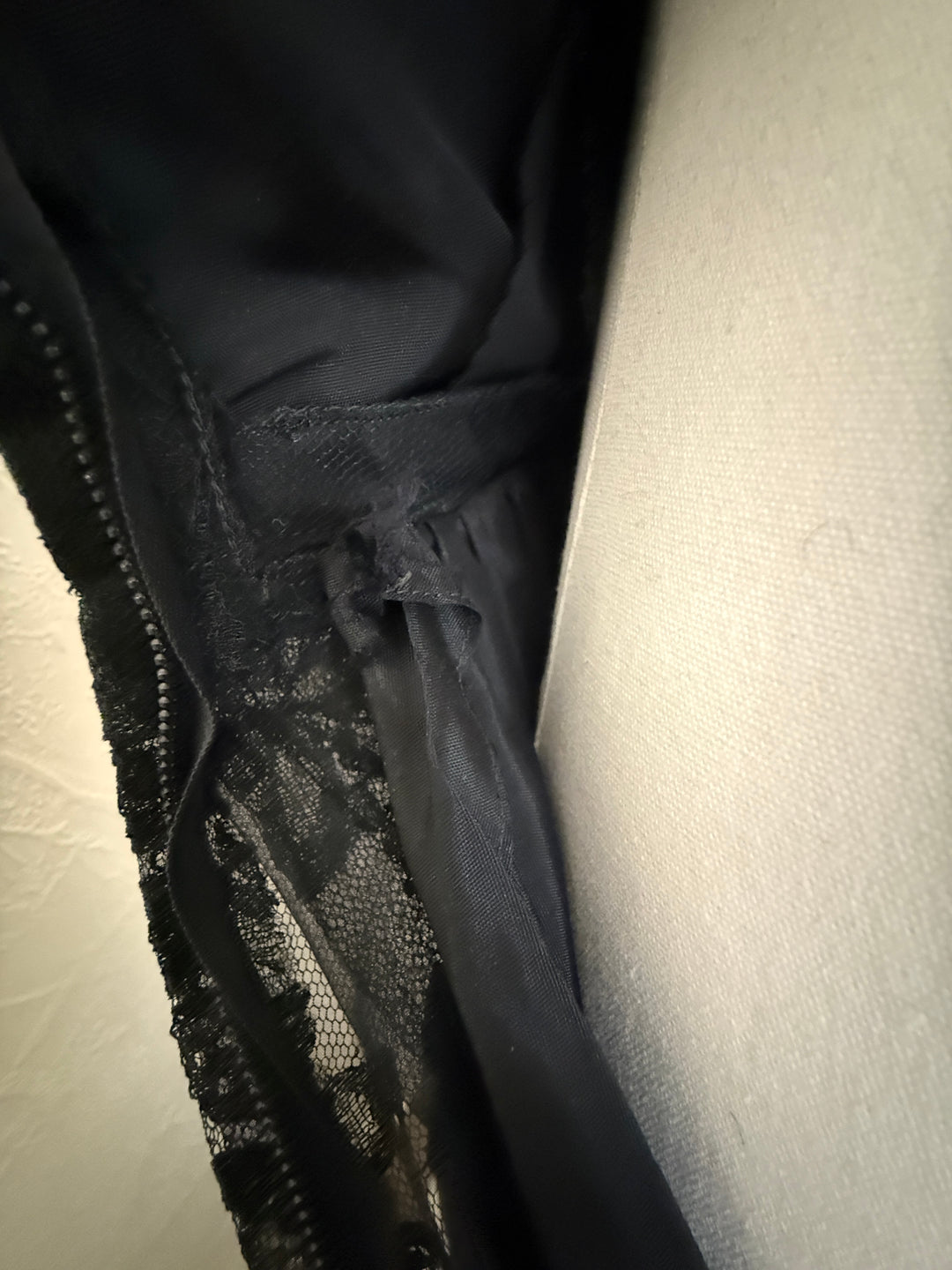 Vintage 1950s Givenchy Université Black Chantilly Lace Cocktail Dress