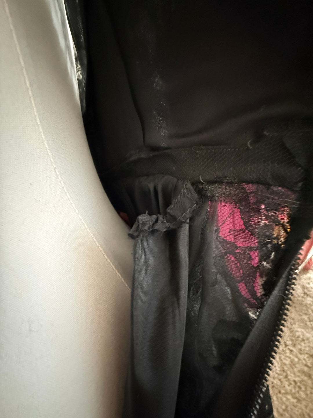 Vintage 1950s Givenchy Université Black Chantilly Lace Cocktail Dress